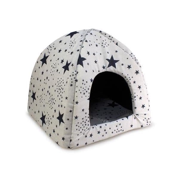 Arquivet Cama Igloo Black Stars 45x45x40 cm