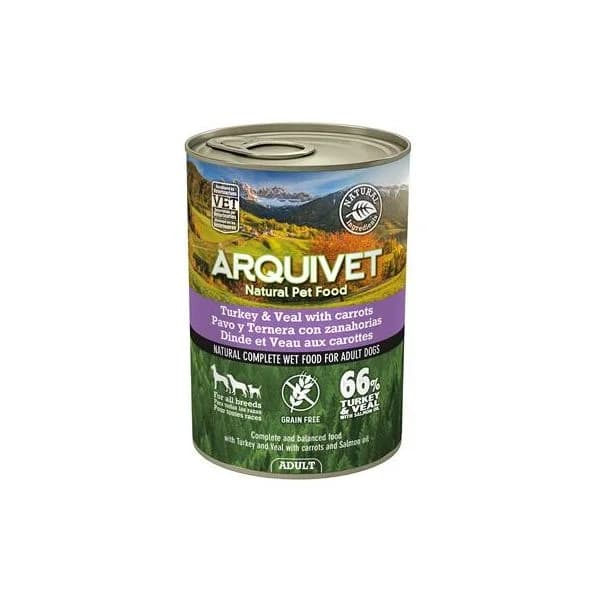 Ração Húmida Arquivet Adult Turkey & Beef 400g