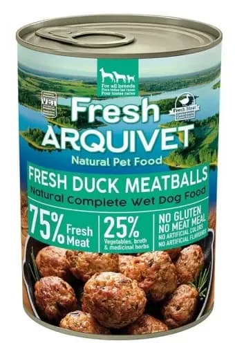 Arquivet Adult Lata com Almôndegas de Pato Fresco