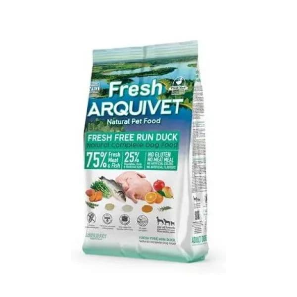 Arquivet Fresh Free Run Duck Pato Fresco e Peixe do Oceano 2.5 Kg
