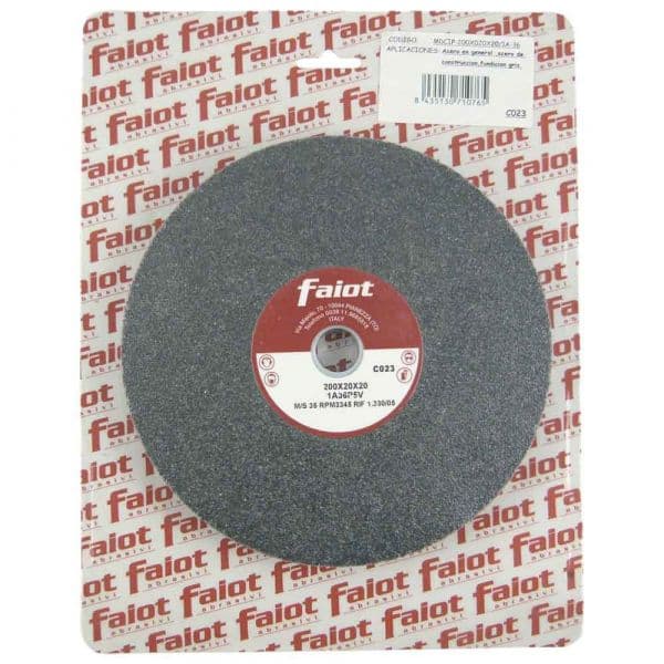 Faiot Mdcip20025201a36 200x25x20 Mm Grinding Wheel Prateado