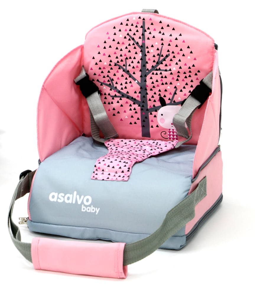 Asalvo Cadeira de Refeição para Viajar Go Anywhere Cuscus Nordic Pink