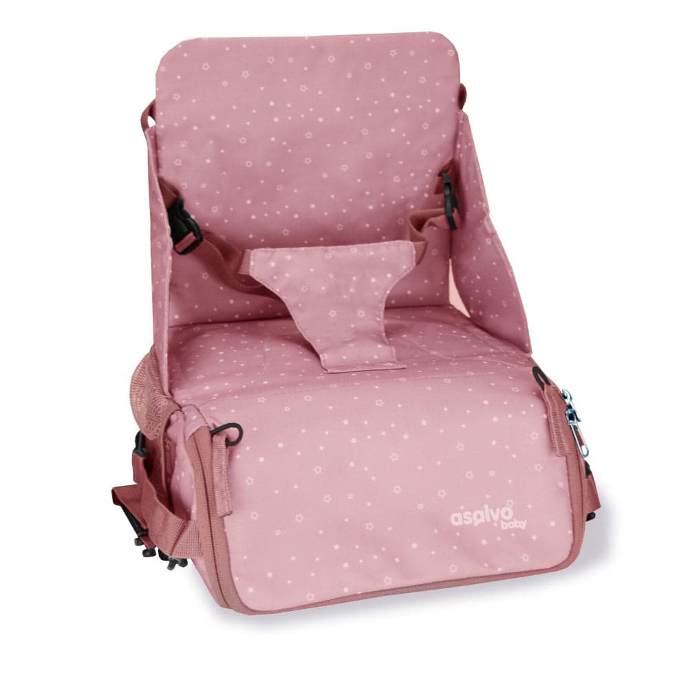Asalvo Cadeira de Refeição para Viajar Go Anywhere Hummus Pink
