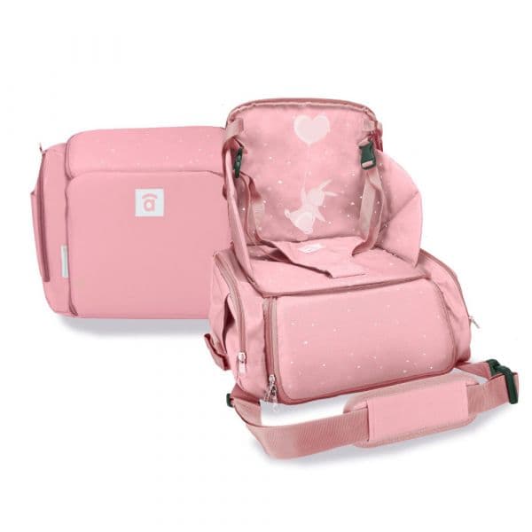Asalvo Cadeira de Refeição para Viajar Go Anywhere Sushi Pink