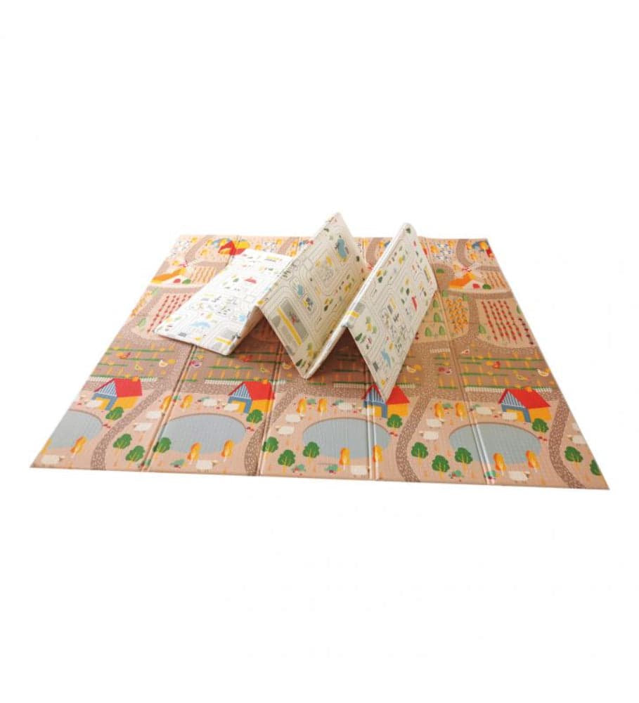 Asalvo Tapete de Brincar Dobrável 120 X 180 cm Farm-city