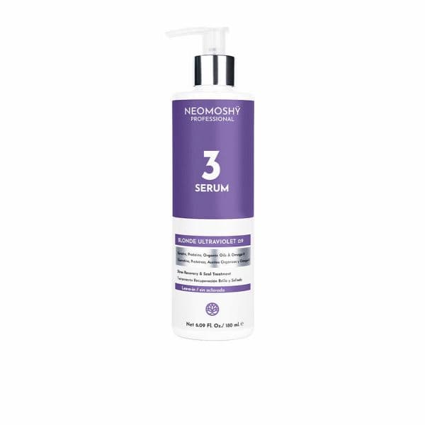 Neomoshÿ Blonde Ultraviolet Ω9 Sérum Reparador Cabelos Loiros 180ml