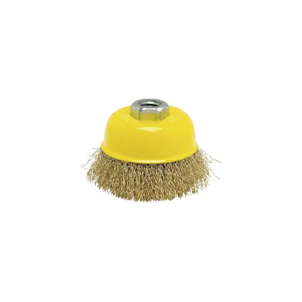 ESCOVA COPO ARAME ONDULADO Ø100MM FTO100 MOTA