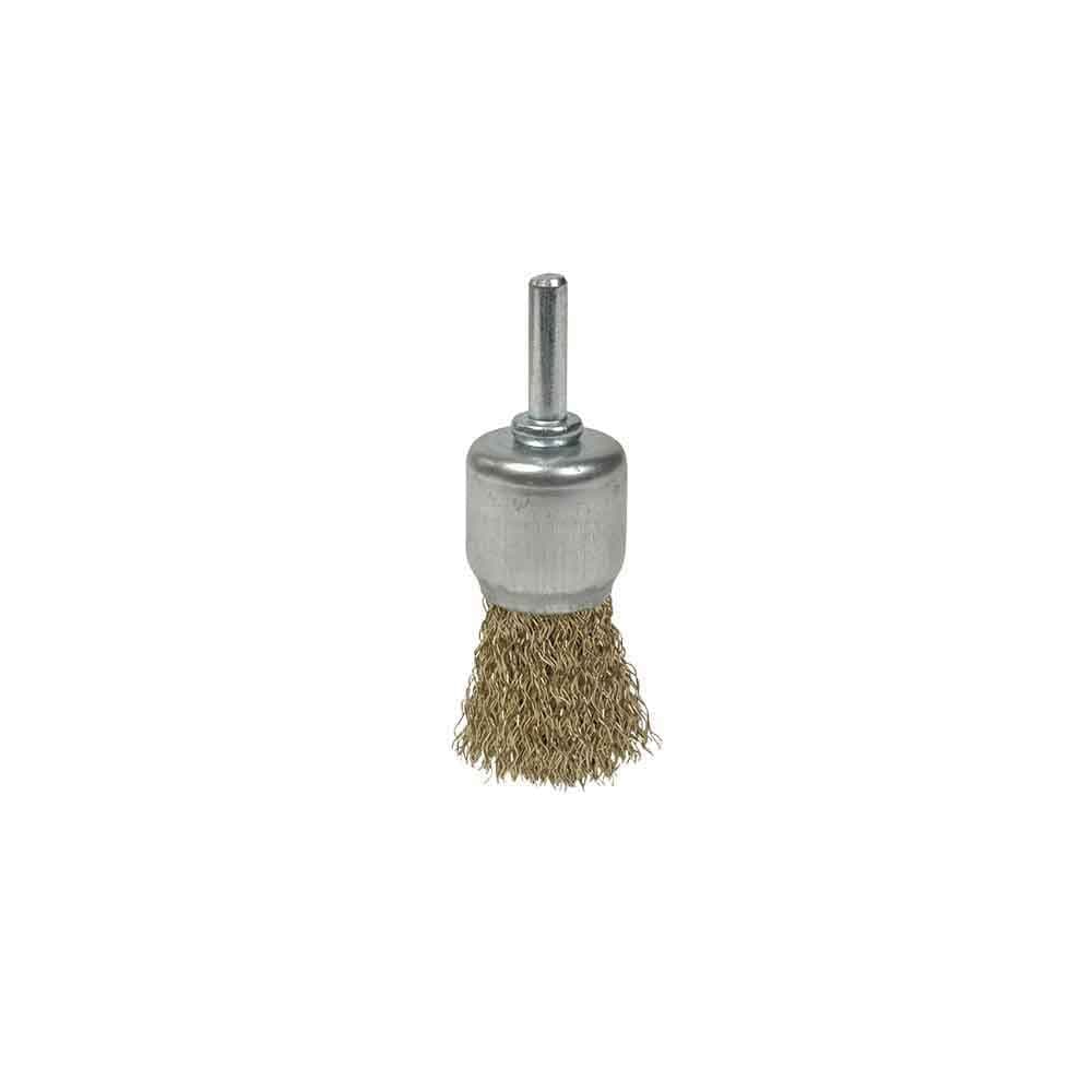 ESCOVA CON ESPIGA AÇO ONDULADO BROXA Ø12MM FAB012 MOTA