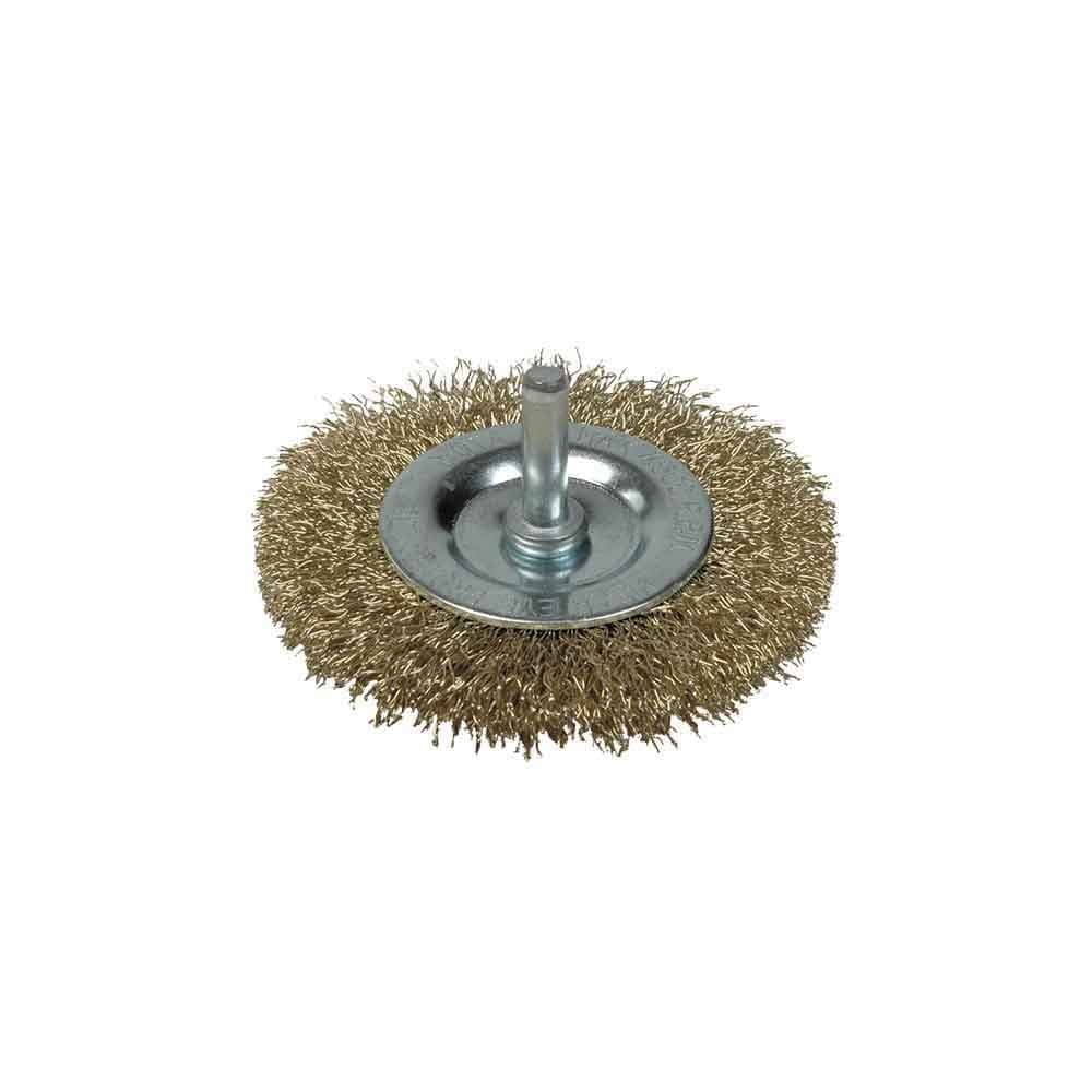 ESCOVA CON ESPIGA AÇO ONDULADO Ø50MM FAC050 MOTA