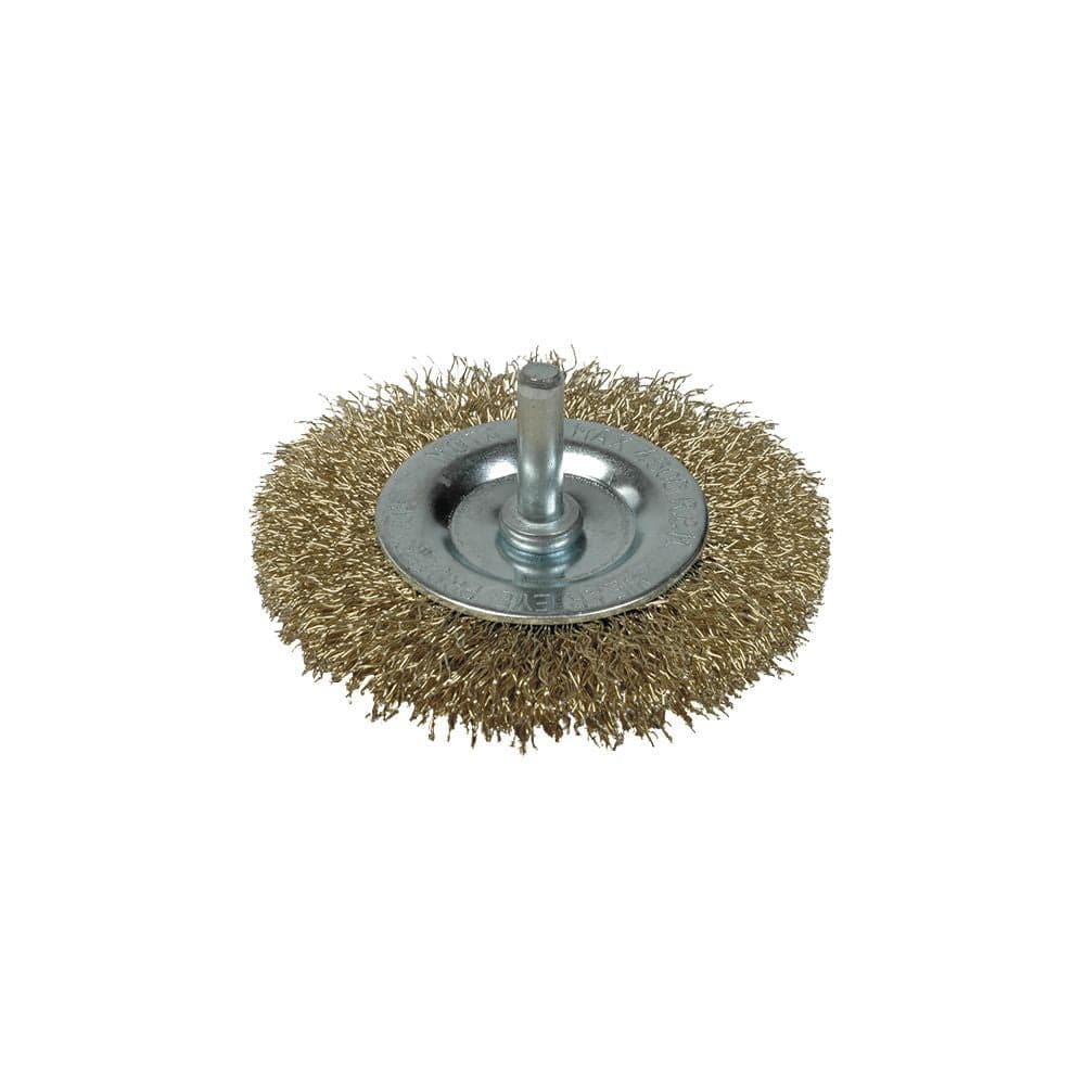 ESCOVA CON ESPIGA AÇO ONDULADO Ø75MM FAC075 MOTA
