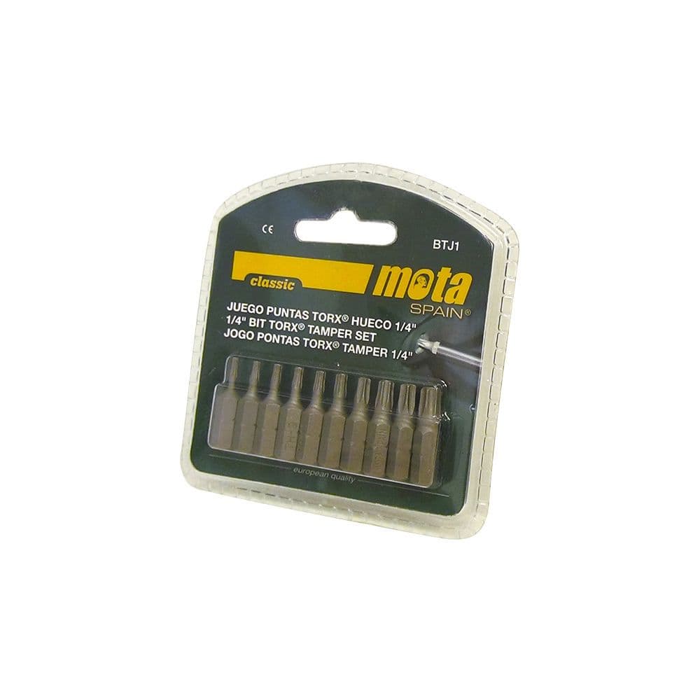 JOGO DE PONTAS TORX TAMPER X 25MM 10 UNID. BTJ1 MOTA