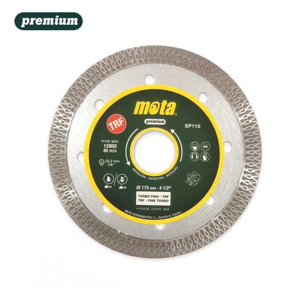 Mota Disco Diamante Turbo Fino Trf Ø115 MM.-4- 1,2" SP115 ELK39297