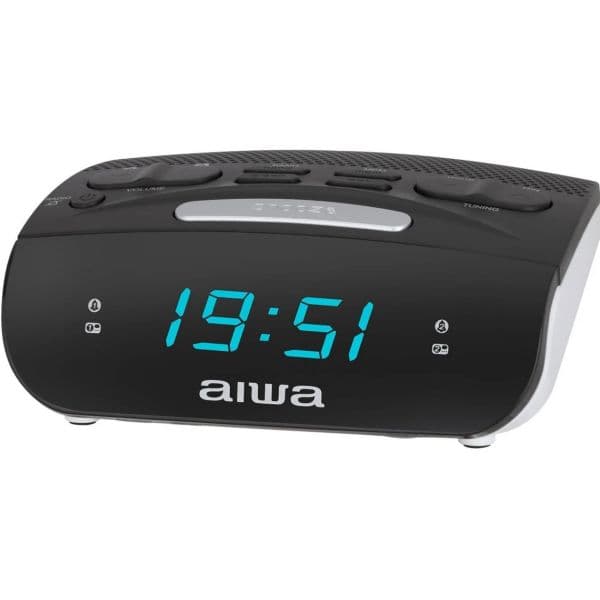 Aiwa Rádio Despertador Cr-15 Black