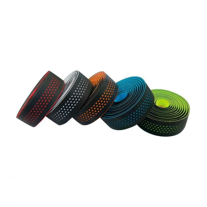Ges Fitas Guiador 2 Tone Pinholes Black/red