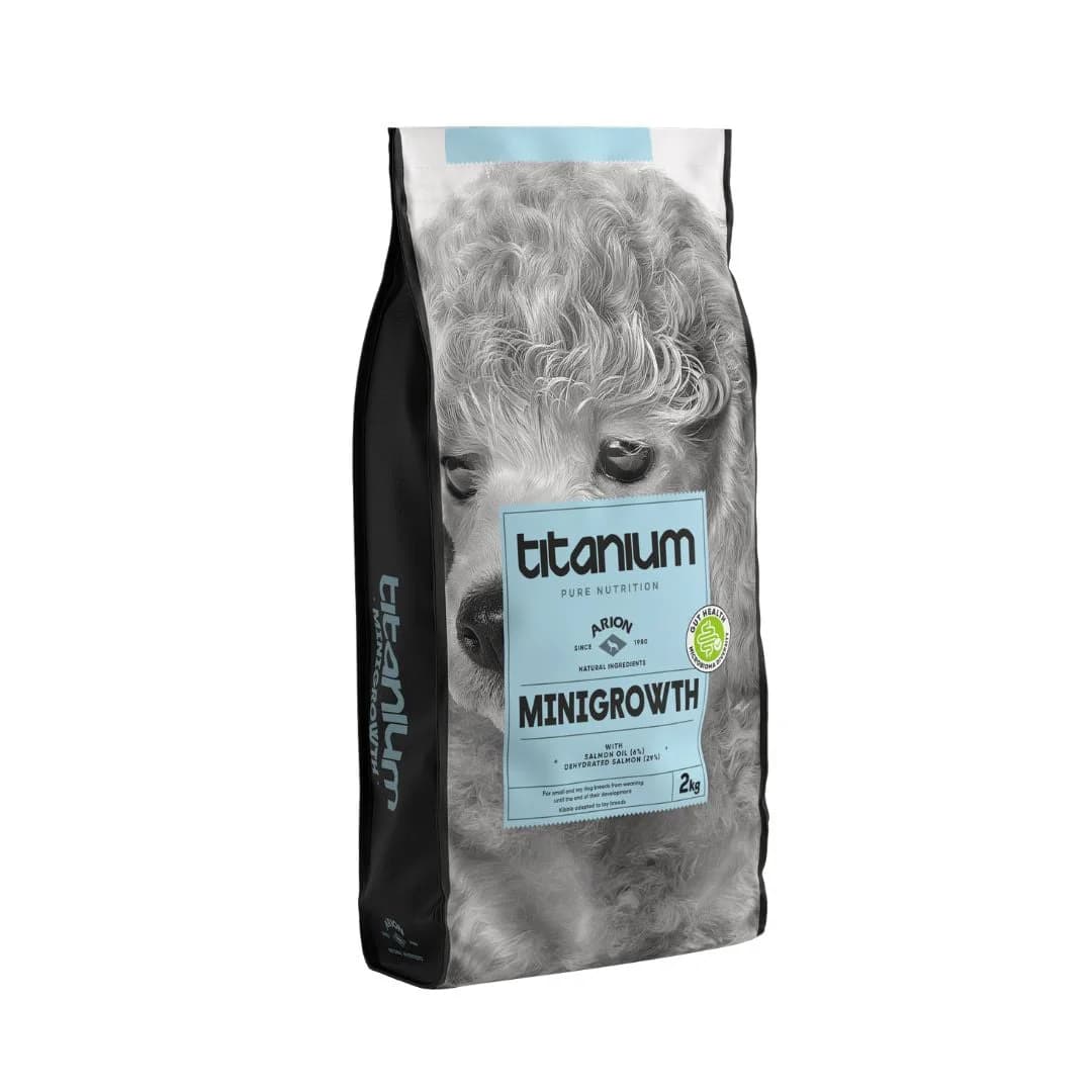 Arion Titanium MiniGrowth - Alimento seco para cachorros de raças pequenas e toy