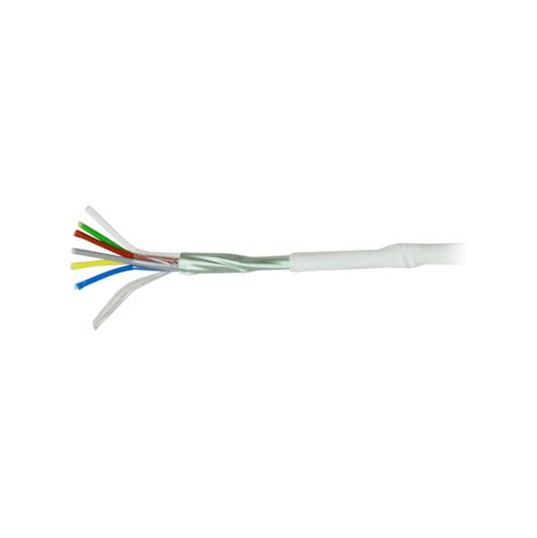 6 condutores Condutor Cobre electrolítico flexível Visor Alumínio poliéster+drenagem CuSn Bobine de 100 metros Certifica CA6-100-H