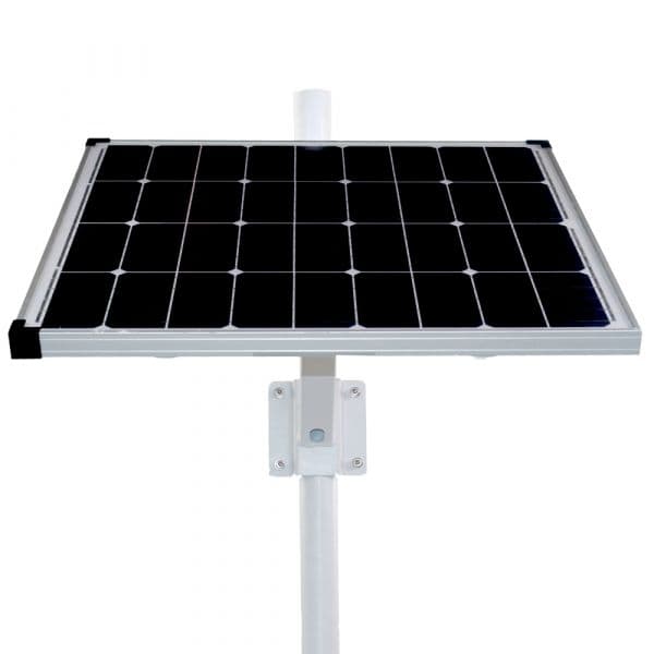 Safire Sistema de Energia Solar SF-SOLARKIT-AC-BATT-256WH com Painel 80W e Bateria LiFePo4 256Wh para CCTV