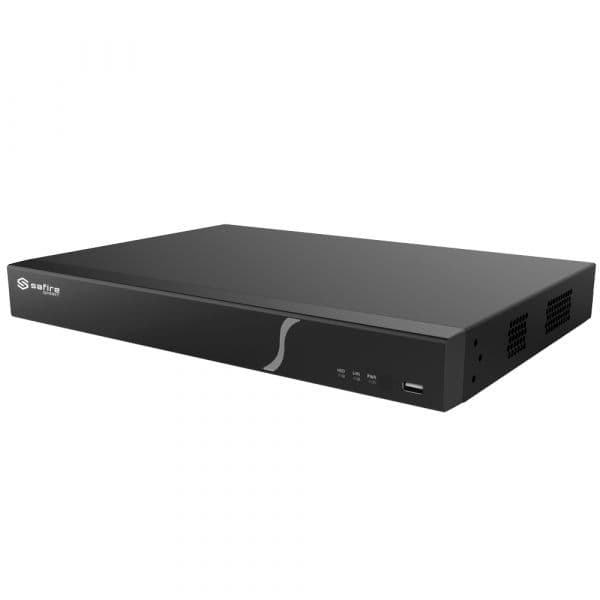 Safire Smart Gravador NVR SF-NVR8216A-16P-B2 IP Profissional 16 Canais PoE 12MP 4K