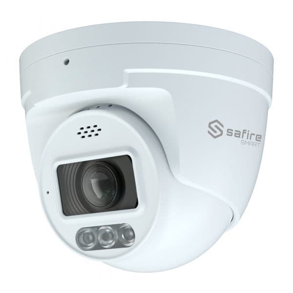 SAFIRE SMART Câmara Turret IP SF-IPT511ZCA-8I1-SL 8MP Lente Varifocal Motorizada PoE IA