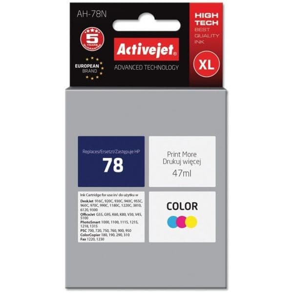 Tinteiro HP 78 Tricolor C6578DE Compatível