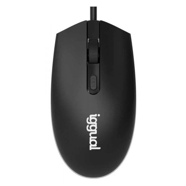 Iggual IGG317624 USB Preto e Branco
