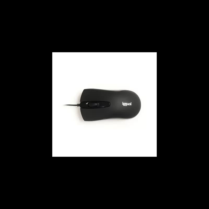 iggual Ratón óptico COM-BUSINESS-1200DPI negro