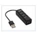 iggual HUB-A-4p USB 2.0 480 Mbit/s Preto