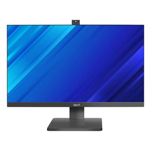 Monitor Iggual 24" IGG320020 FHD 100Hz 1ms VGA HDMI Webcam Preto