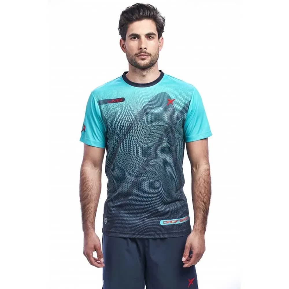 Drop Shot Mylar Short Sleeve T-shirt Verde XS Homem