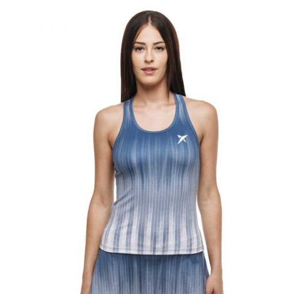 Drop Shot Isora Sleeveless T-shirt Azul XS Mulher