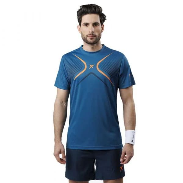 Drop Shot Dorama Short Sleeve T-shirt Azul S Homem