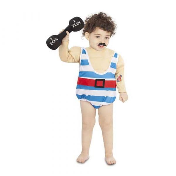 Viving Costumes Strongman Disfarce Bebé Azul 12-24 Meses