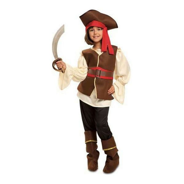 Viving Costumes Buccaneer Disfarce Menina Castanho 10-12 Anos