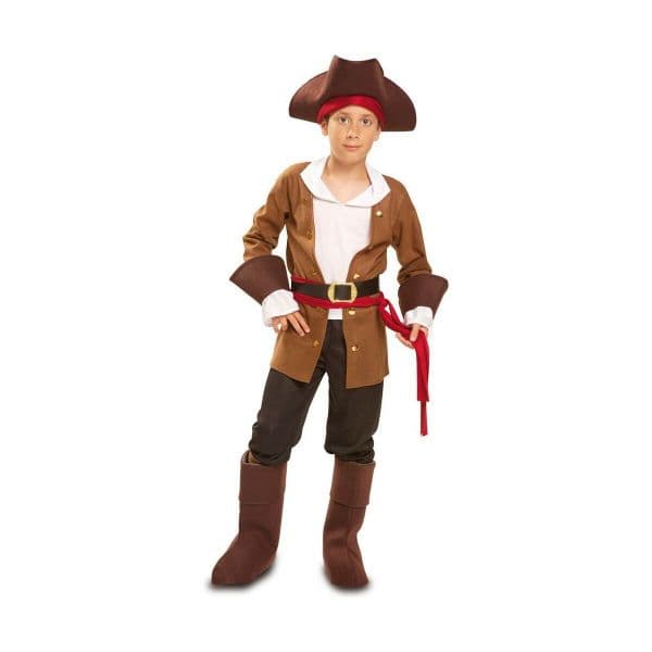Viving Costumes Buccaneer Disfarce Criança Castanho 3-4 Anos