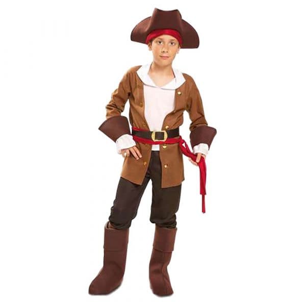 Viving Costumes Buccaneer Disfarce Criança Castanho 7-9 Anos