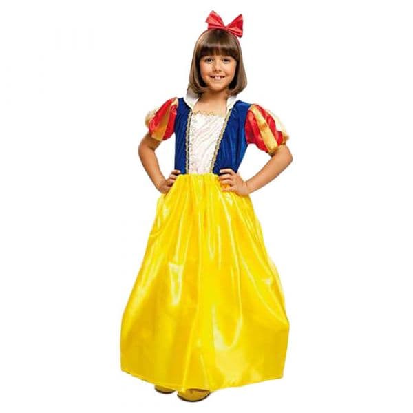 Viving Costumes Snow White Disfarce Menina Amarelo 7-9 Anos