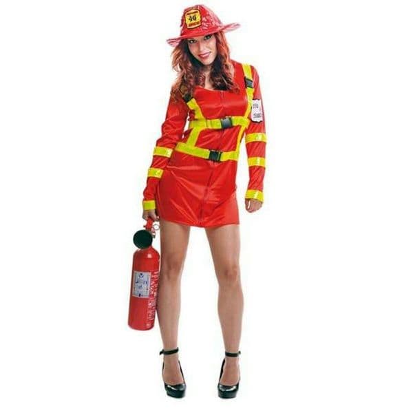 Viving Costumes Fire Woman Disfarce Mulher Laranja XL