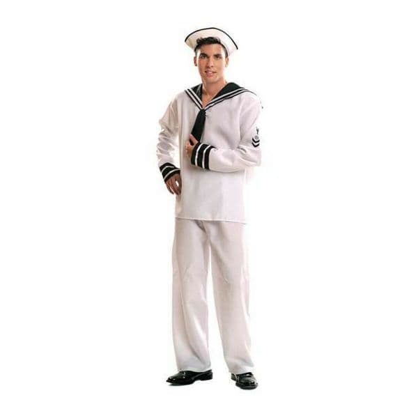 Viving Costumes Sailor Disfarce Homem Beige XL