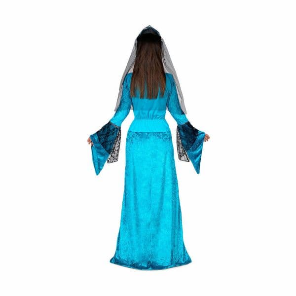 Viving Costumes Princess Disfarce Mulher Azul M-L