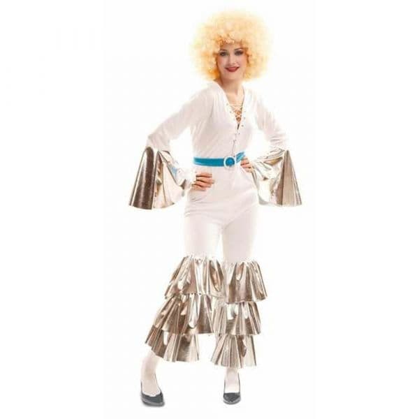 Viving Costumes Dancing Fever Disfarce Mulher Beige M-L