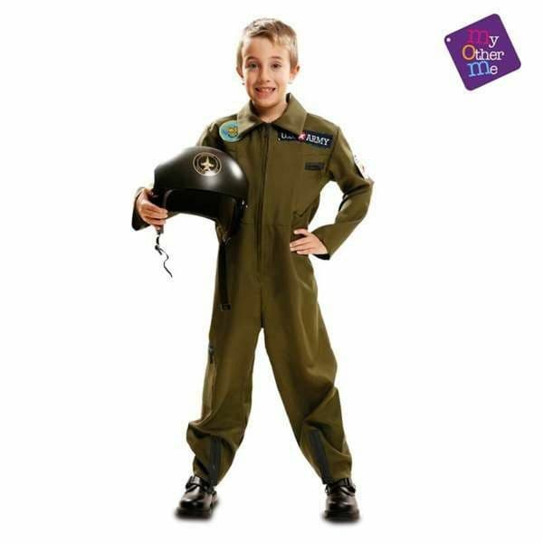 Mom Fato De Top Gun Para Crianças 10-12 Anos Multicolor