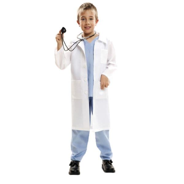 Viving Costumes Doctor Disfarce Criança Branco 10-12 Anos