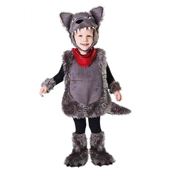 Viving Costumes Little Wolf Disfarce Junior Roxo 12-24 Meses