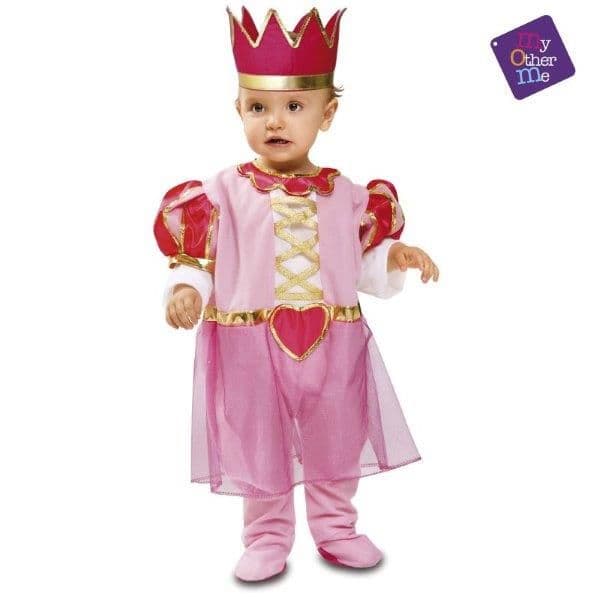 Mom Fato Princesa Rosa Bebé 1-2 Anos 1 Un.