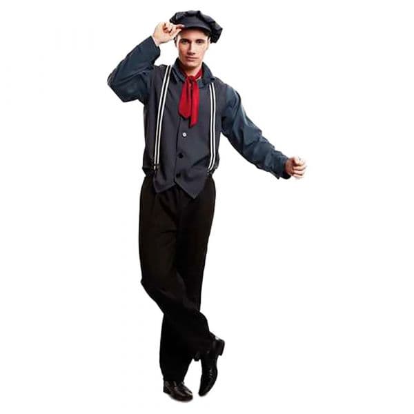 Viving Costumes Chimney Sweep Disfarce Homem Preto M-L