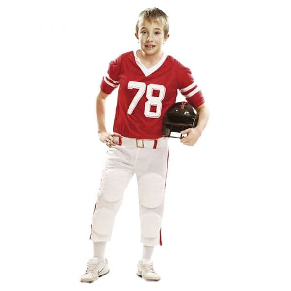 Mom Fato De Jogador De Rugby Júnior 3-4 Anos Red