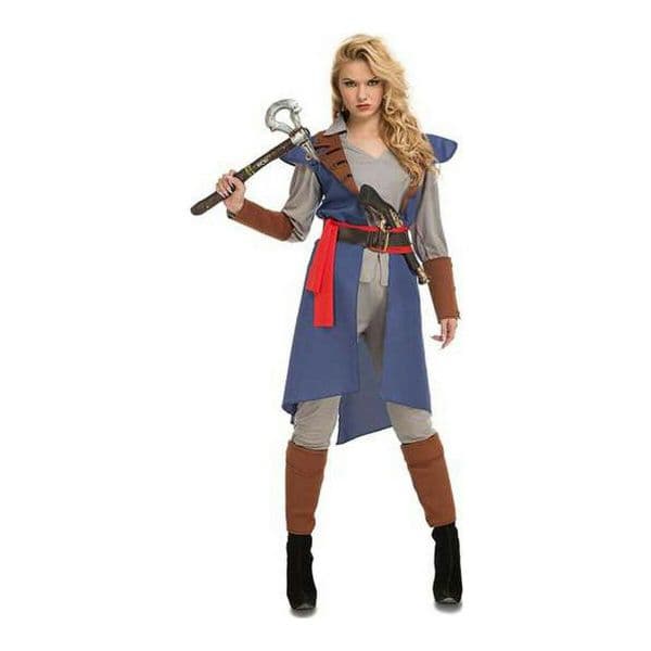 Viving Costumes Justiciera Disfarce Mulher Azul XS