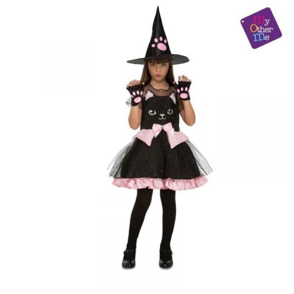 Mom Fato Bruxa Gatinha 10-12 Anos