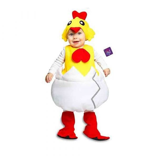 Viving Costumes Chick Disfarce Criança Amarelo 3-4 Anos