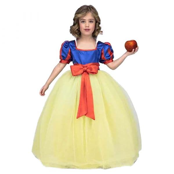Viving Costumes Princess Tutú Disfarce Menina Amarelo 7-9 Anos